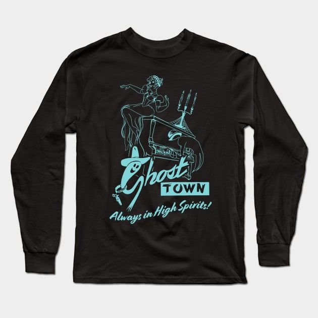 Ghost Town - Always in High Spirits Long Sleeve T-Shirt by SkprNck